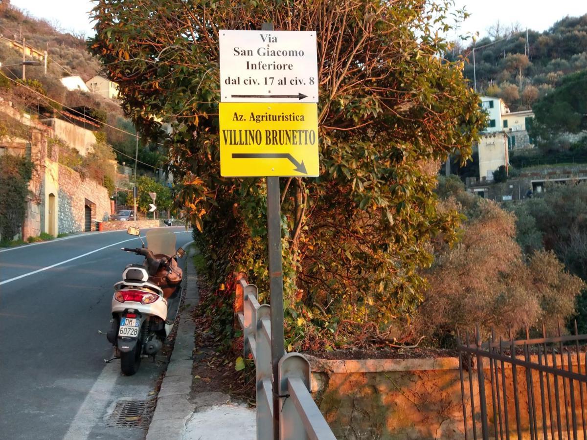 Villino Brunetto Azienda Agrituristica Camogli Bagian luar foto
